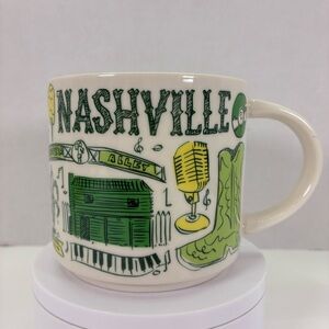 Starbucks Been There Series Across The Globe Collection Nashville Tennessee Mug